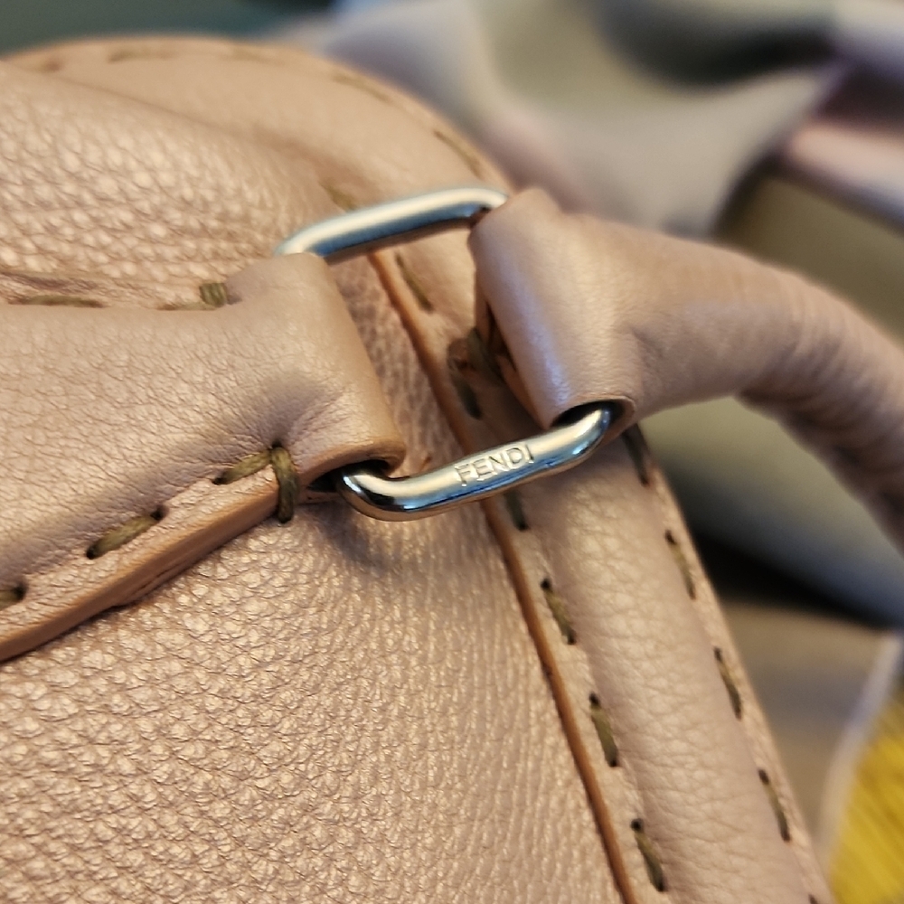 FENDI Pink Blush Mini Selleria Bag - Picture 9 of 16
